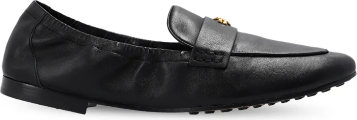 Leather Loafers, , - Black