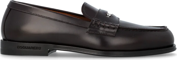 Leather Loafers, , - Brown