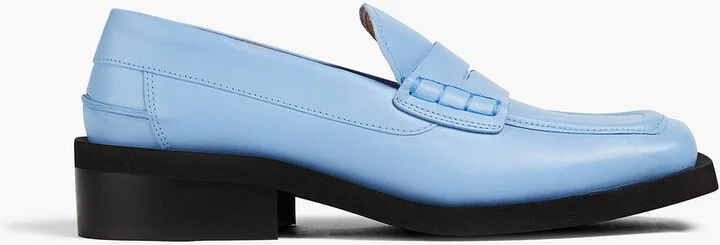 Leather loafers