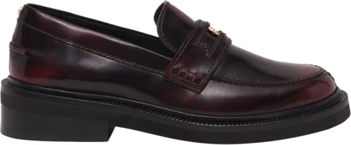 Leather loafers