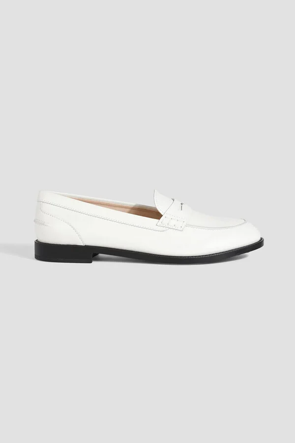 Leather loafers