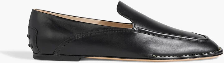 Leather loafers
