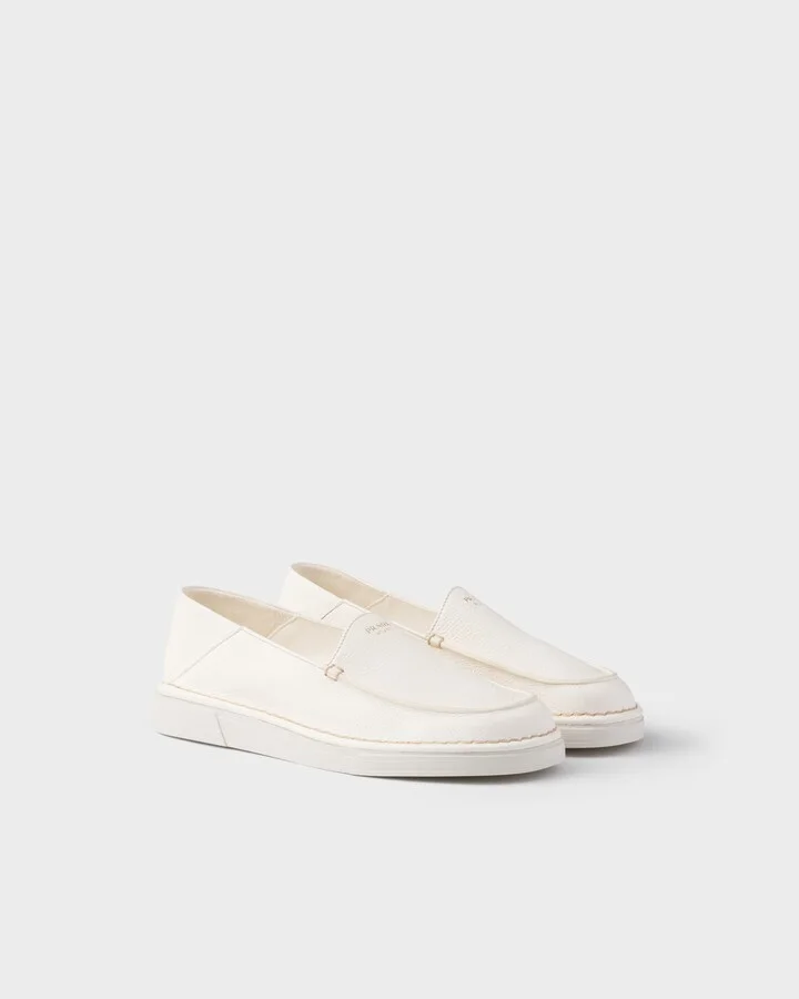 Leather loafers