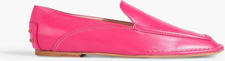Leather loafers