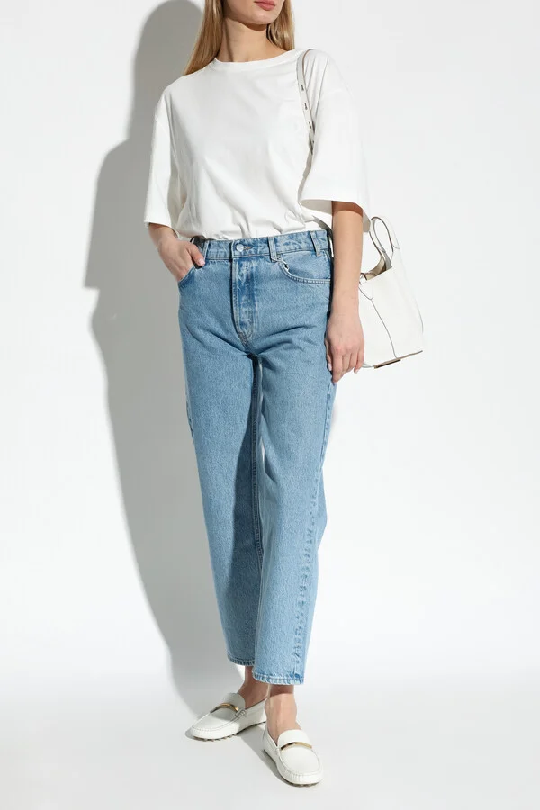 Leather Loafers, , - White - Image 2