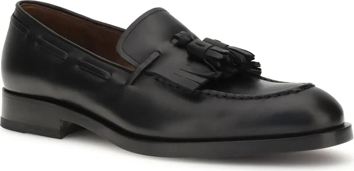 Leather Loafers With Tassels - Image 2