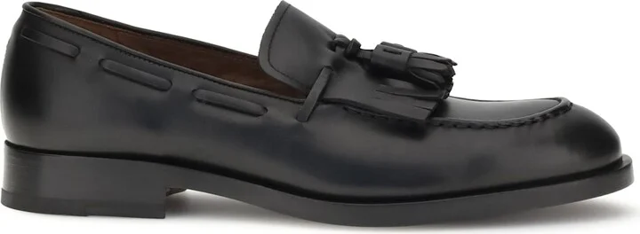 Leather Loafers With Tassels
