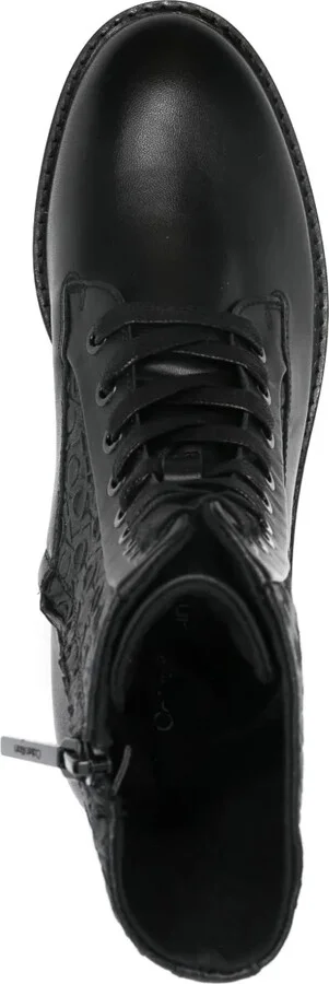 Leather Logo Boots - Image 4