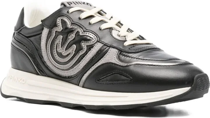Leather Logo-Detail Sneakers - Image 2
