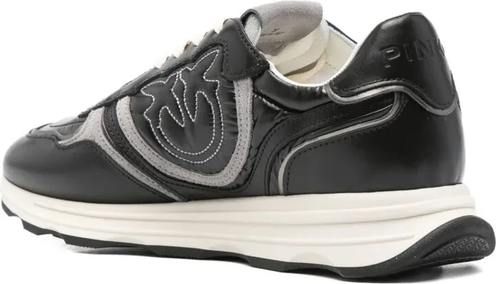 Leather Logo-Detail Sneakers - Image 3
