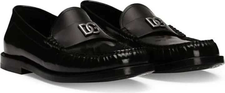 Leather Logo Loafers - Image 2