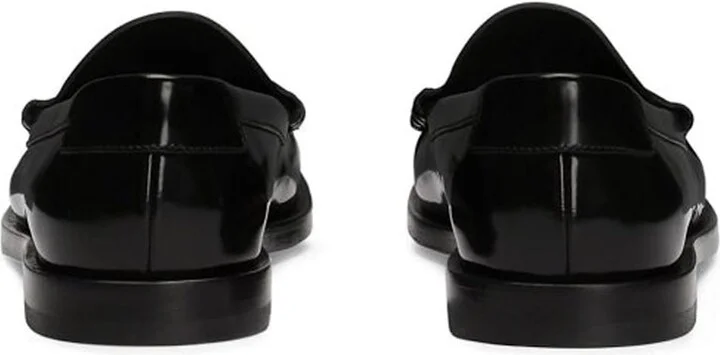 Leather Logo Loafers - Image 3