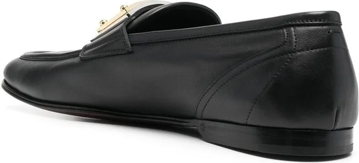 Leather Logo Loafers - Image 3