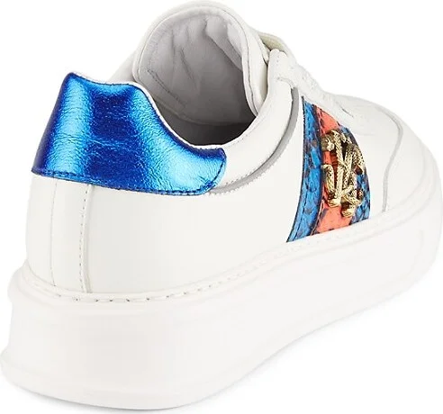 Leather Logo Low Top Sneakers - Image 3