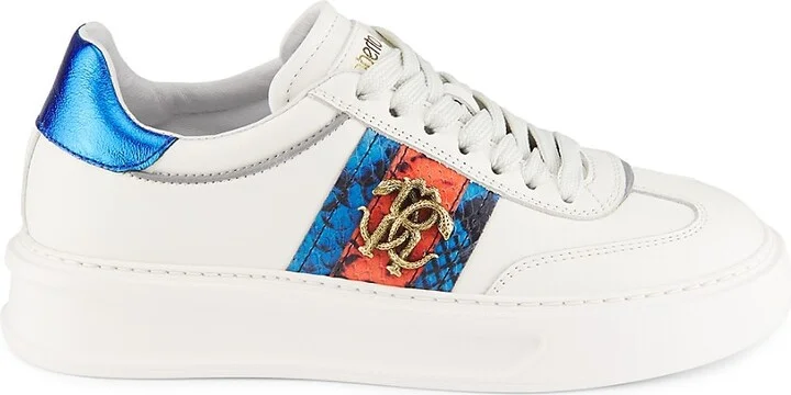 Leather Logo Low Top Sneakers