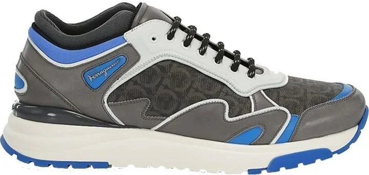 Leather Logo Men's Sneakers