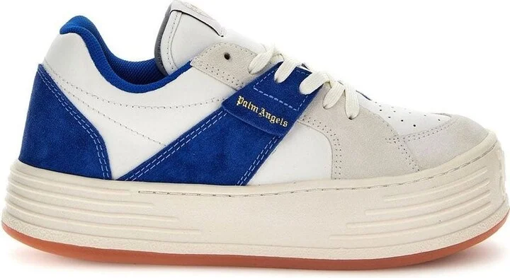 Leather Logo Men's Sneakers