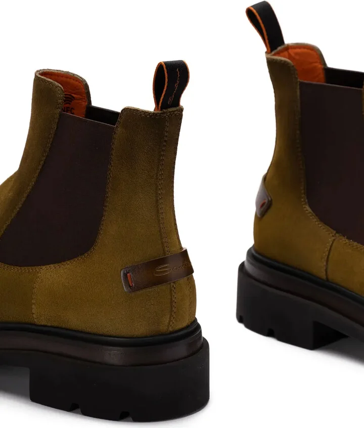 Leather Logo-Patch Chelsea Boots - Image 4