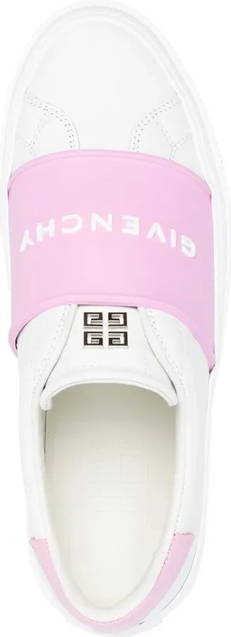 Leather Logo-Print Sneakers - Image 4