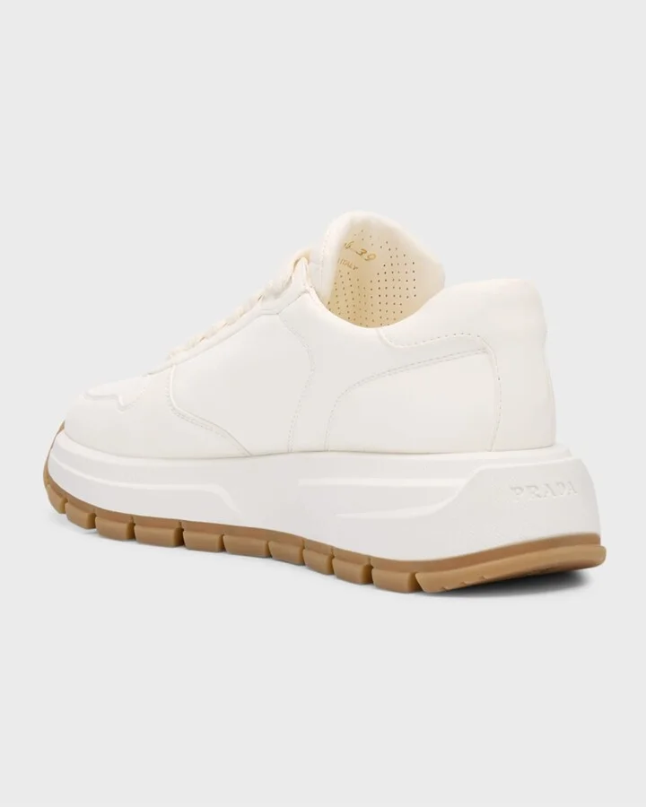 Leather Logo Runner Sneakers - Image 7