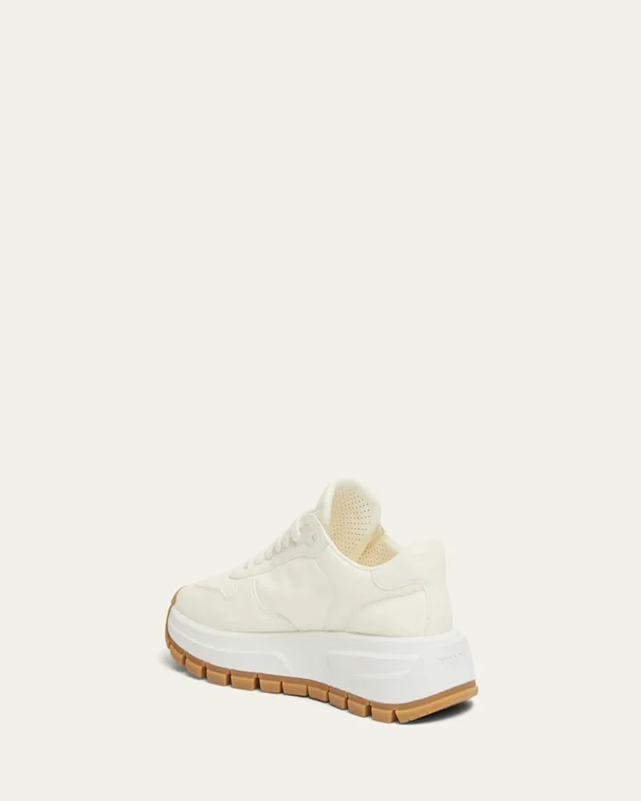 Leather Logo Runner Sneakers - Image 3