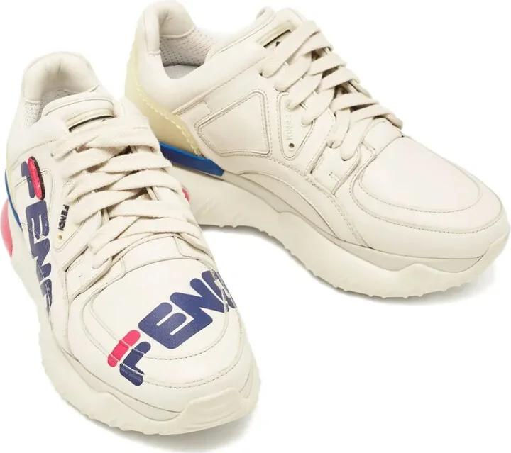 Leather Logo Sneakers - Image 2