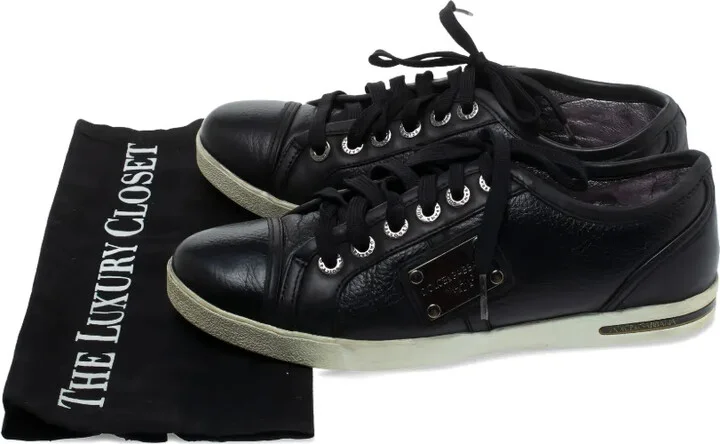 Leather Logo Sneakers - Image 5