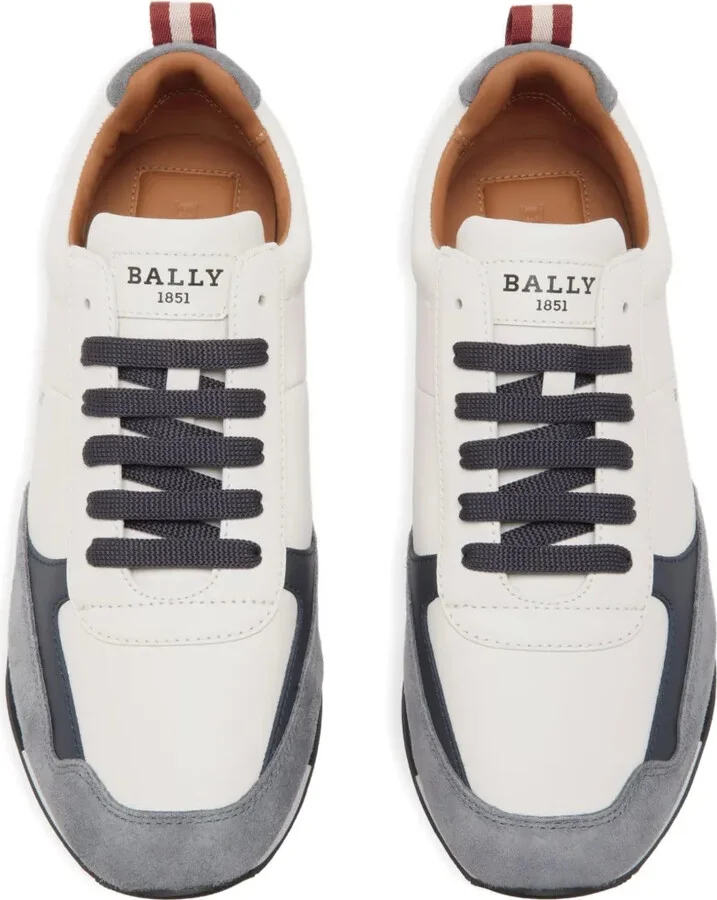 Leather Logo Sneakers - Image 4
