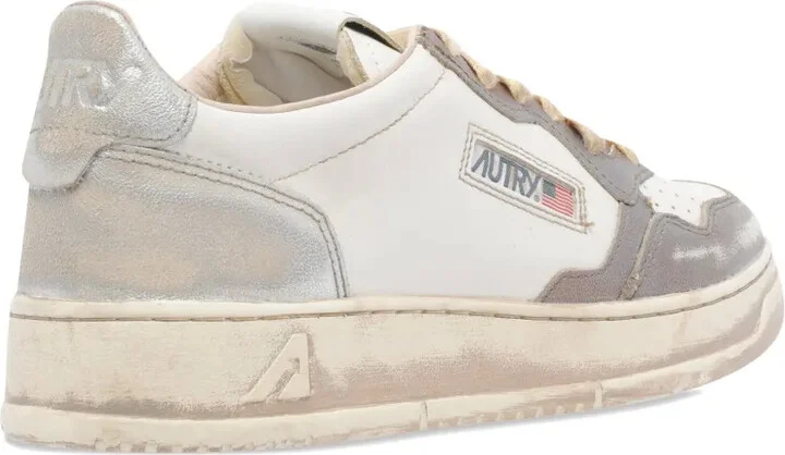 Leather Logo Sneakers - Image 4