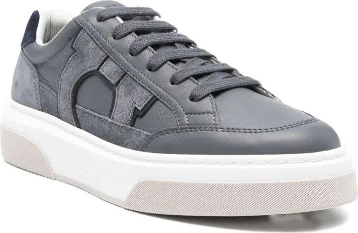 Leather Logo Sneakers - Image 2