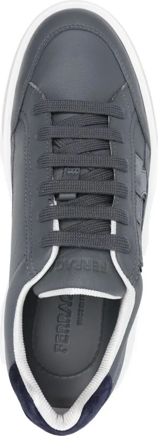 Leather Logo Sneakers - Image 4