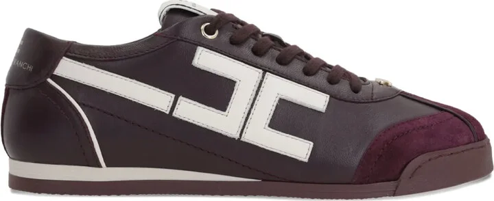 Leather Logo Sneakers