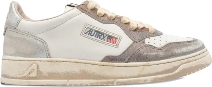 Leather Logo Sneakers