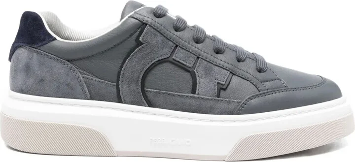 Leather Logo Sneakers