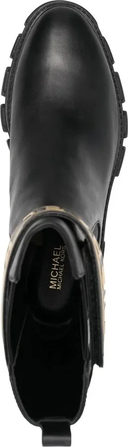Leather Logo-Stamp Boots - Image 4