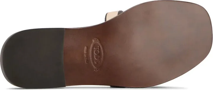Leather Logo Strap Sandals - Image 3
