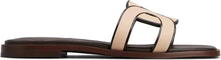 Leather Logo Strap Sandals