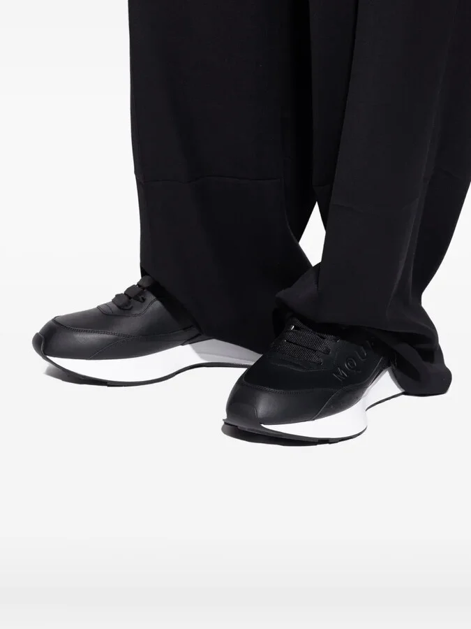 Leather Logo Trainers - Image 5