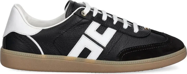Leather Logo Trainers
