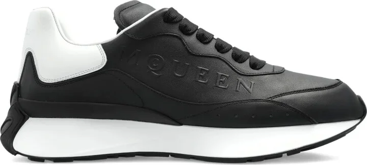 Leather Logo Trainers
