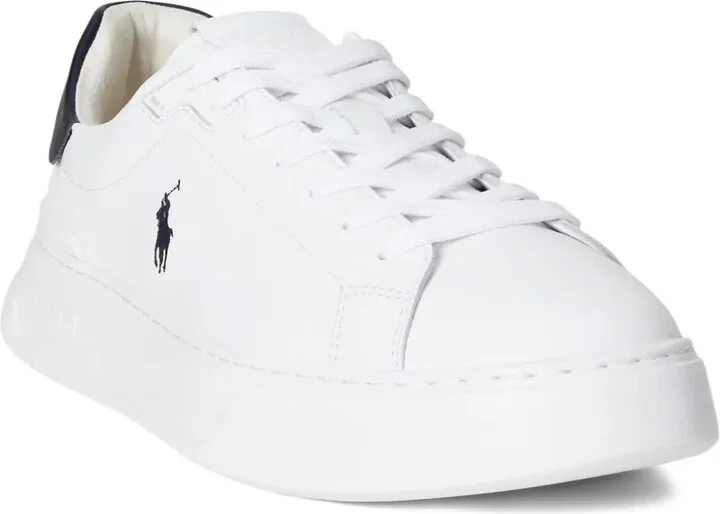 Leather Low-Top Lace-Up Sneakers - Image 2
