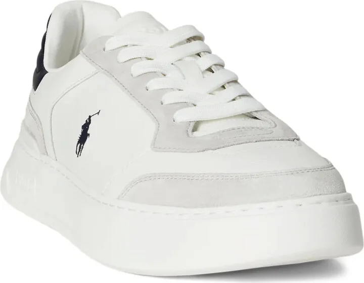 Leather Low-Top Lace-Up Sneakers - Image 2