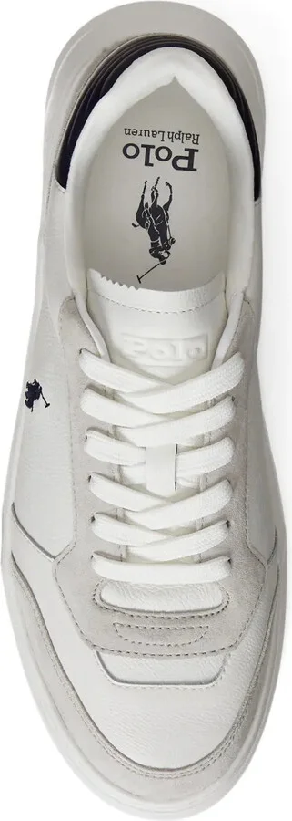 Leather Low-Top Lace-Up Sneakers - Image 4