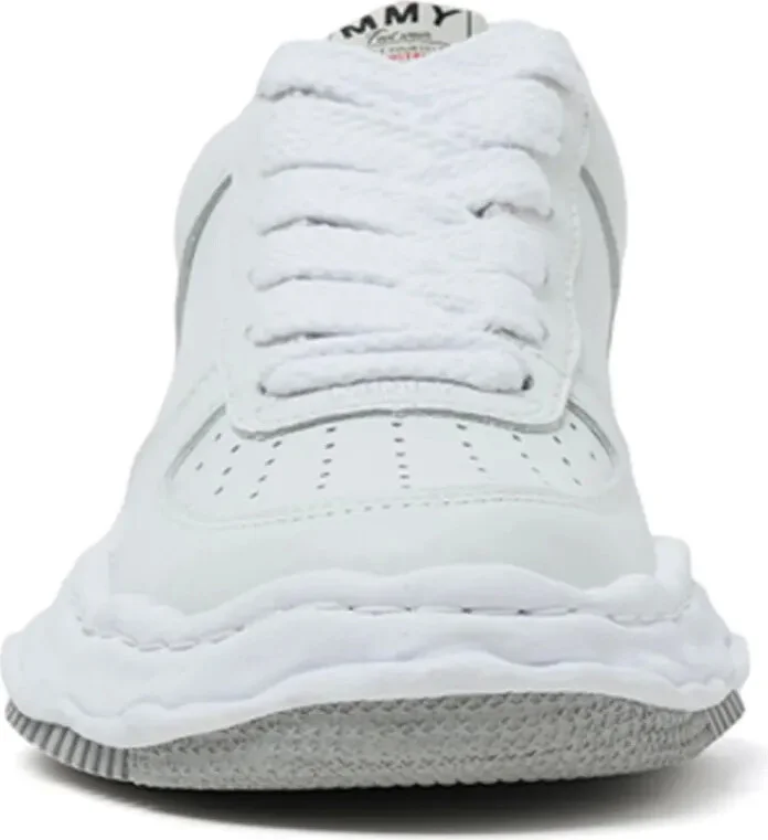 Leather Low-Top Sneakers - Image 3