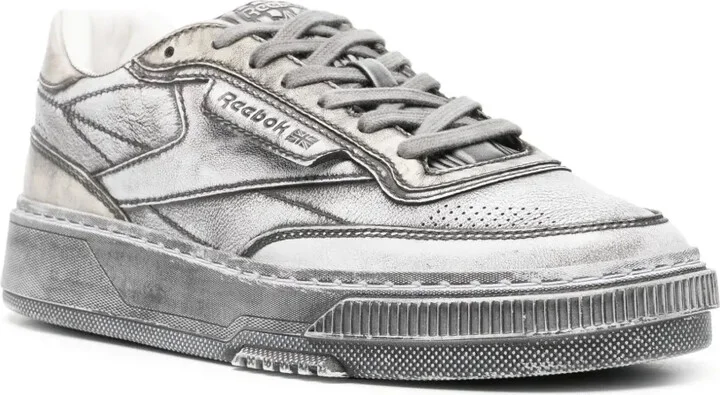 Leather Low-Top Sneakers - Image 2