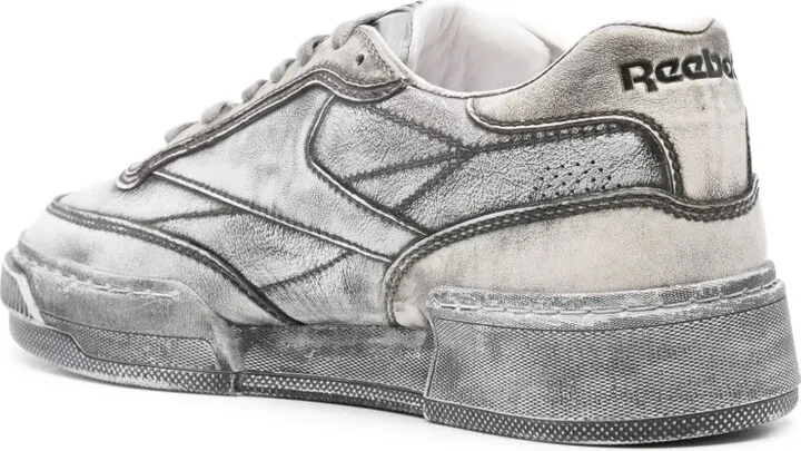 Leather Low-Top Sneakers - Image 3