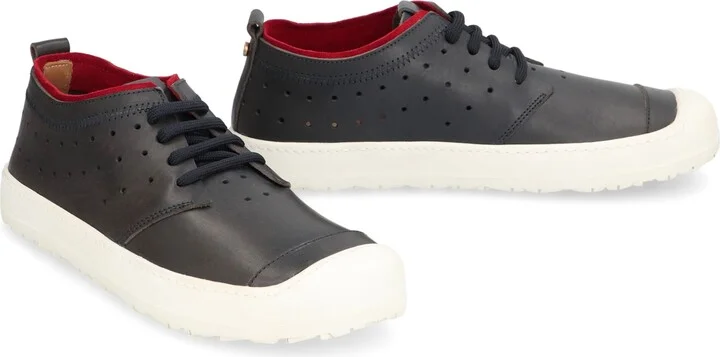 Leather Low-top Sneakers - Image 3