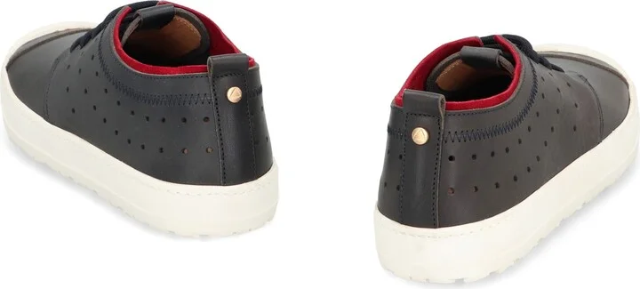 Leather Low-top Sneakers - Image 4