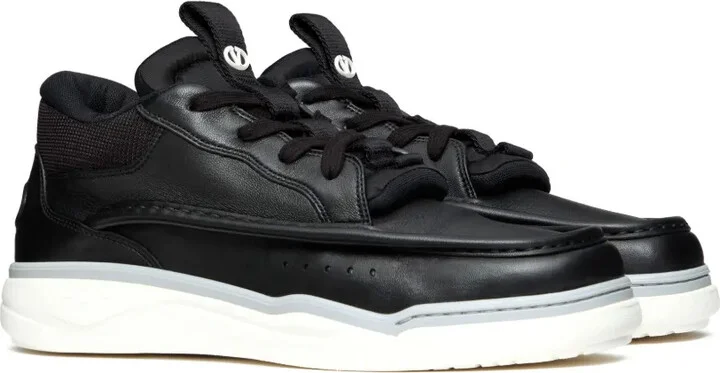 Leather Low-Top Sneakers - Image 2