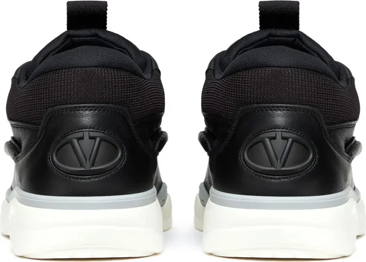 Leather Low-Top Sneakers - Image 3